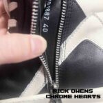 کفش ریک اونز کروم هارتز مشکی Rick Owens Chrome Hearts - Image 4