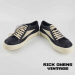 کفش کتونی ریک اونز وینتیج مشکی سفید Rick Owens Vintage Black - Image 7
