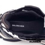 کفش کتونی بالنسیاگا رانر سفید مشکی  Balenciaga Runner Black and White - Image 3