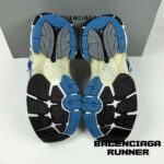 کفش کتونی بالنسیاگا رانر آبی سفید Balenciaga Runner Blue White - Image 6