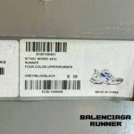 کفش کتونی بالنسیاگا رانر آبی سفید Balenciaga Runner Blue White - Image 4