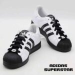 کفش کتونی آدیداس سوپراستار 2 سفید مشکی Adidas Superstar II White Black - Image 3