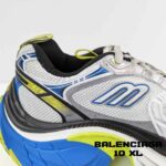 کتونی بالنسیاگا تن ایکس ال ترینرز سفید آبی زرد Balenciaga 10XL Trainers White Blue Yellow - Image 5