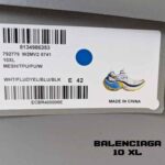 کتونی بالنسیاگا تن ایکس ال ترینرز سفید آبی زرد Balenciaga 10XL Trainers White Blue Yellow - Image 9