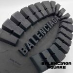 کفش بالنسیاگا لوفر مربعی مشکی Balenciaga Leather Square Black - Image 4