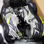 کفش کتونی بالنسیاگا رانر 2 خاکستری طوسی زرد Balenciaga Runner 2 Silver Neon Yellow - Image 6