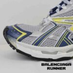 کفش کتونی بالنسیاگا رانر آبی زرد سفید Balenciaga Runner Blue Yellow White - Image 6