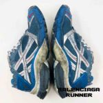 کفش کتونی بالنسیاگا رانر گرافیتی آبی سفید Balenciaga Runner Graffiti Blue White - Image 3