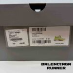 کفش کتونی بالنسیاگا رانر گرافیتی سفید زرد Balenciaga Runner Graffiti White Yellow - Image 10