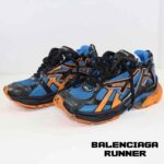کفش کتونی بالنسیاگا رانر مولتی کالر آبی مشکی نارنجی Balenciaga Runner Multicolor Black Blue Orange - Image 4