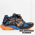 کفش کتونی بالنسیاگا رانر مولتی کالر آبی مشکی نارنجی Balenciaga Runner Multicolor Black Blue Orange - Image 6
