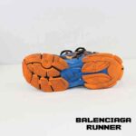 کفش کتونی بالنسیاگا رانر مولتی کالر آبی مشکی نارنجی Balenciaga Runner Multicolor Black Blue Orange - Image 8