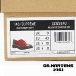 کفش دکتر مارتنز 1461 قرمز Dr. Martens 1461 3-Eye Supreme Red - Image 9