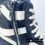 کفش ریک اونز جئو بسکت ساقدار مشکی Rick Owens Geobasket Oreo Dunk Black - Image 3