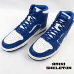 کتونی امیری اسکلت ساق بلند آبی سفید Amiri Skel Hi Top Blue White - Image 11