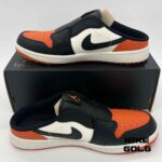 اسلیپر نایک ایر جردن گلف مشکی نارنجی Nike Air Jordan Mule Golf - Image 5