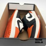 اسلیپر نایک ایر جردن گلف مشکی نارنجی Nike Air Jordan Mule Golf - Image 6