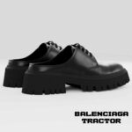 اسلیپر بالنسیاگا تراکتور مشکی Balenciaga Slipper tractor black - Image 4