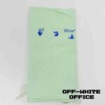 کتونی آف وایت ساق کوتاه سفید مشکی سبز OFF-WHITE Out Of Office Sneaker White Black Green - Image 9