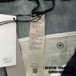 شلوار ریک اونز دارک شدو متالیک مشکی Rick Owens Denim Cargobelas - Image 9