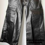 شلوار ریک اونز دارک شدو متالیک مشکی Rick Owens Denim Cargobelas - Image 3