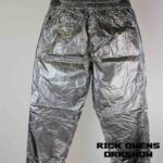 شلوار ریک اونز دارک شدو چمپیون نایلون نقره ای Rick Owens x Champion Nylon Metallic Silver - Image 10