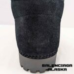 نیم بوت بالنسیاگا آلاسکا جیر مشکی Balenciaga Alaska Low Suede Black - Image 12