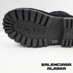 نیم بوت بالنسیاگا آلاسکا جیر مشکی Balenciaga Alaska Low Suede Black - Image 13
