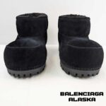 نیم بوت بالنسیاگا آلاسکا جیر مشکی Balenciaga Alaska Low Suede Black - Image 5
