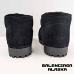 نیم بوت بالنسیاگا آلاسکا جیر مشکی Balenciaga Alaska Low Suede Black - Image 7