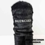 بوت بالنسیاگا آلاسکا برفی مشکی پشمی Balenciaga Alaska Snow Black - Image 12