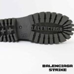 بوت بالنسیاگا استرایک کتان خاکستری Balenciaga Strike Cotton Canvas Combat Boots - Image 9