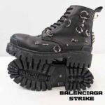 بوت بالنسیاگا استرایک پیرسینگ دار مشکی Balenciaga Strike Piercing Black Boots - Image 3