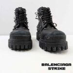 بوت بالنسیاگا استرایک پیرسینگ دار مشکی Balenciaga Strike Piercing Black Boots - Image 4