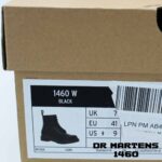بوت دکتر مارتنز مدل 1460 زنانه مشکی براق Dr. Martens 1460 Patent Lamper Black Leather - Image 4