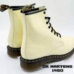 بوت دکتر مارتنز مدل 1460 زنانه کرم طرح دار Dr. Martens 1460 TOILE CREAM - Image 4