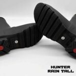 بوت هانتر زنانه ساق کوتاه مشکی مات Hunter Original Rain Women's Boots Black - Image 12