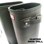 بوت هانتر زنانه ساق بلند مشکی مات Hunter Original Rain Women's Boots Black - Image 14