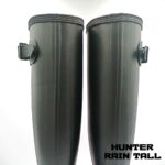 بوت هانتر زنانه ساق بلند مشکی مات Hunter Original Rain Women's Boots Black - Image 4