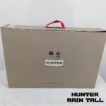 بوت هانتر زنانه ساق بلند مشکی مات Hunter Original Rain Women's Boots Black - Image 5