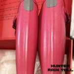 بوت هانتر زنانه ساق بلند صورتی براق Hunter Original Rain Women's Boots Pink Shiny - Image 4