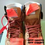 کتونی آف وایت آف کورت قهوه ای Off-White 3.0 Off Court Sneakers Brown - Image 4