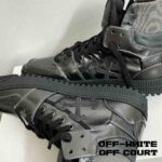 کتونی آف وایت آف کورت فول مشکی Off-White 3.0 Off Court Sneakers Full Black - Image 4