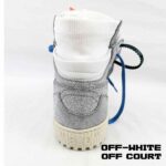 کتونی آف وایت اوت آف کورت سفید خاکستری آبی Off-White 3.0 Off Court Sneakers White Grey Blue - Image 11