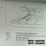 کتونی آف وایت اوت آف کورت سفید خاکستری آبی Off-White 3.0 Off Court Sneakers White Grey Blue - Image 15