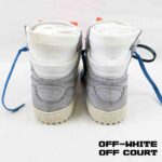کتونی آف وایت اوت آف کورت سفید خاکستری آبی Off-White 3.0 Off Court Sneakers White Grey Blue - Image 17