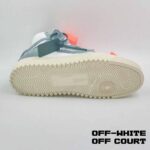 کتونی آف وایت آف کورت سفید یشمی Off-White 3.0 Off Court Sneakers White Jade Green - Image 3