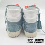 کتونی آف وایت آف کورت سفید یشمی Off-White 3.0 Off Court Sneakers White Jade Green - Image 5