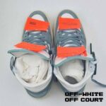 کتونی آف وایت آف کورت سفید یشمی Off-White 3.0 Off Court Sneakers White Jade Green - Image 6