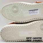 کتونی آف وایت آف کورت سفید نارنجی Off-White 3.0 Off Court Sneakers White Orange - Image 5